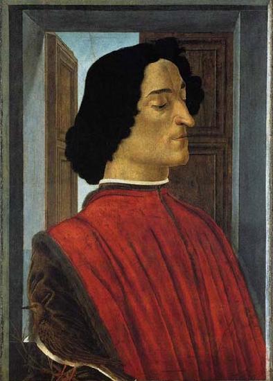 BOTTICELLI, Sandro Portrait of Giuliano de Medici